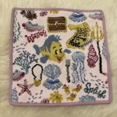【新品】【完売品】フランダー リトルマーメイド シェニール織 ハンカチのサムネイル