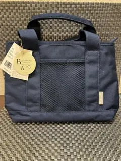 ネイビーキャンバストートバッグ