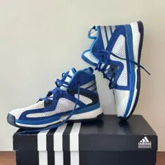 【adidas バッシュ 23cm】キッズ バスケットシューズ アディダス　美品