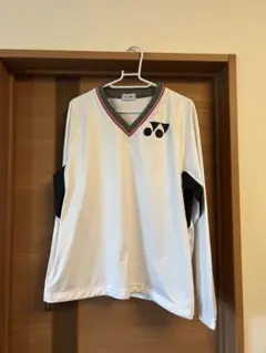 YONEX ロンT トレーナー　ジャージ　ホワイト　白　S
