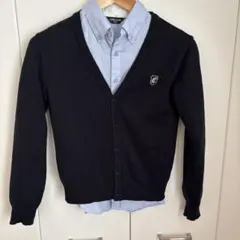 COMME CA ISM 長袖シャツ&カーディガンセット