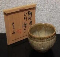 藤ノ木土平 唐津焼 斑唐津 ぐい呑 共箱 略歴付 酒器 - メルカリ