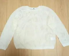【UNIQLOユニクロ】3Dメッシュクルーネックセーター（長袖）