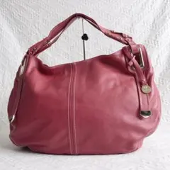 ほぼ未使用❗️Dakota レザー ハンドバッグ レッド フリンジ - メルカリ