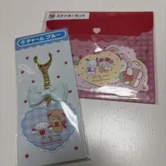 サンリオmikkoキーホルダー ステッカーセット!新品未開封
