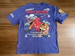 エフ商会 TEDMAN テッドマン Tシャツ サイズ40 ブルー