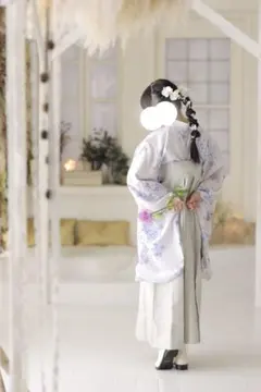 美品　着付け簡単袴セット キャサリンコテージ　小学生　袴　卒業式　ブーツセット