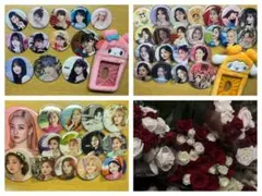 twice 缶バッジ　モモ　ジヒョ　ジブリー　モブリー　トレカケース