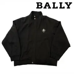 90s【BALLY】バリー★シルクジャケット★ブラック★Mサイズ