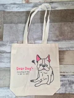 犬イラスト エコバッグ コットン