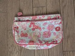 ローラアシュレイ 花柄 ポーチ ピンク