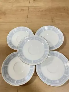 ノリタケ花柄ソーサー5枚セット