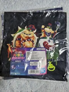 一番くじ　ザスーパーマリオギャラクシームービー　F賞ハンドタオル　クッパ親子