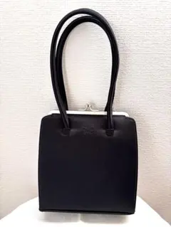 アニヤハインドマーチ　パーティーバッグ (黒サテン生地)