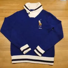 ラルフローレン170cm襟付き ニット長袖