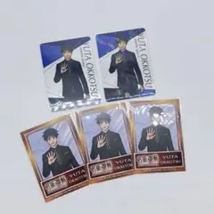 呪術廻戦　5周年　乙骨憂太　禪院真希　箔押し缶バッジ　チケット風箔押しカード 呪術廻戦 5周年 TOHO 乙骨憂太 禪院真希 缶バッジ チケット風箔押し