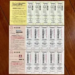 東武ワールドスクウェア スクエア ご優待券 割引券 5枚(5名様分) 他のサムネイル