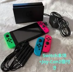 ◆Switch本体　+Joy-Con2個
