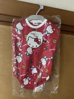 ハローキティ 赤いロンパース 70-80
