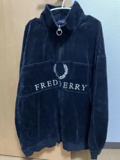 fred perry ハーフジップベロアスウェットのサムネイル