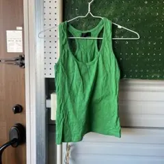 す*い様 №2 LB03グリーン ノースリーブ タンクトップ
