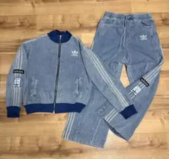 adidas デニムセットアップ S-L (タイ製品) - メルカリ