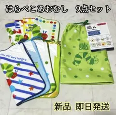 【新品】はらぺこあおむし ループ付タオル ハンカチ 9点セット 入園準備