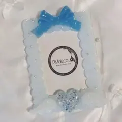 ホイップデコ 硬質ケース B7サイズ ブルーラメ B7-134