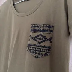 オリーブ色 半袖ロングワンピース　oneway M 即購入OK