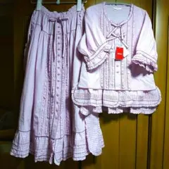 ピンクハウス♡2024春♡セットアップ　ブラウス　スカート　ギンガムチェック