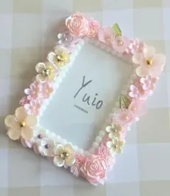 キラキラお花畑✧︎ホイップデコ 硬質ケース B8 トレカケース ハンドメイド