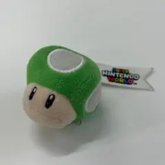 USJ スーパーニンテンドーワールド ペアストラップ　1UP（緑）キノコ