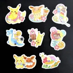ポケモン　アソートシール　8枚