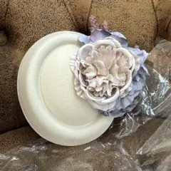 アイボリー コサージュ 花付き