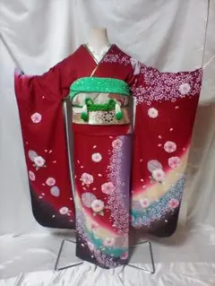 振袖フルセット　長襦袢　袋帯　コーディネート一式