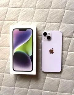 Apple iPhone 14 パープル 本体　256ギガ　背面カメラ故障 最終】Apple iPhone 14 パープル 本体256ギガ 背面カメラ故障 - メルカリ