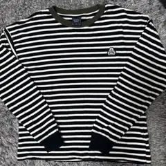 metallic board ストライプ 長袖カットソー 150