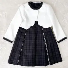 【極美品】sa.ku.ra フォーマルセットアップ ワンピース ボレロ 120