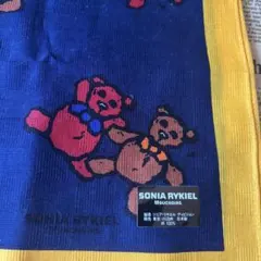 SONIA RYKIEL クマ柄ハンカチ