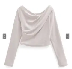 GRL 3Wayドレープカシュクールトップス　dk1261 アイボリー