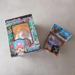 新品未使用★ワンピース★チョッパー WORLD ランタン 3・ブリキこま★2点