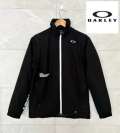 美品 OAKLEY GOLF オークリーゴルフ2WAYブルゾン ブラック M