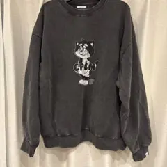 CPCM ダークグレーオーバーサイズスウェット