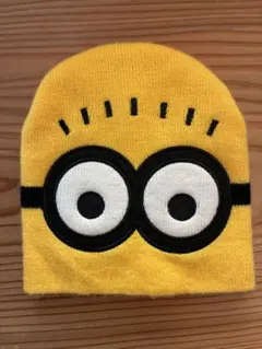 ミニオン　ニット帽　フリーサイズ