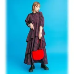 KBF チェックイレヘムワンピース アーバンリサーチ