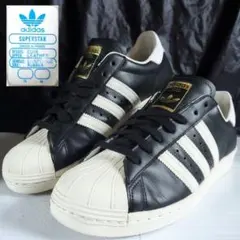 adidas 金ベロ SUPERSTAR スーパースター 80s ブラック 黒