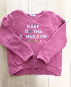 DOUBLE.B ピンク トレーナー 120