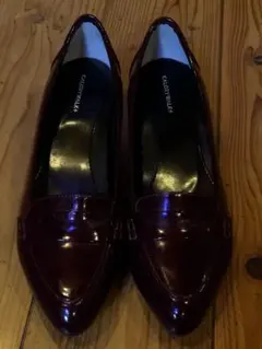 お値下げ❗️カロリーウォーク エンジのパンプス 22.5cm 天然皮