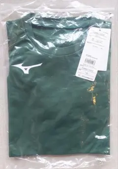 グリーン 140cm【MIZUNO】ワンポイントTシャツ P2MAC12233のサムネイル
