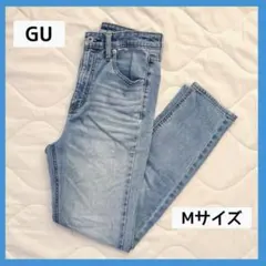 ジーユー　スキニー　デニム　ブルー　Mサイズ　ジーンズ　GU ボトムスのサムネイル